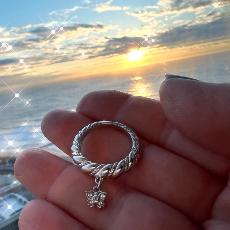 Butterfly Charm Ring By Goddaughters Angela Deegan