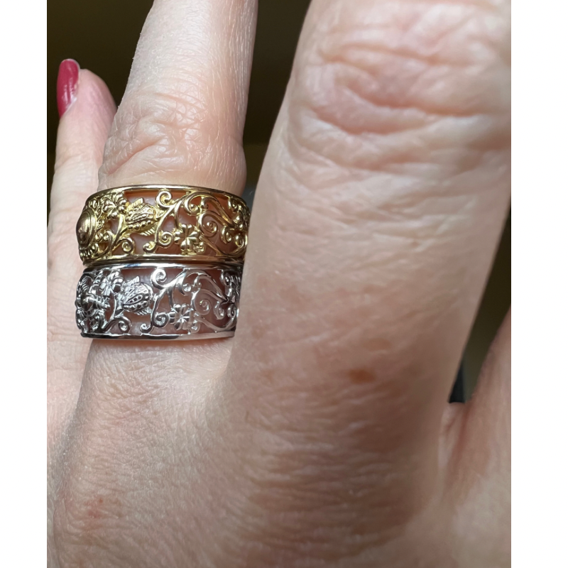 Goddess Power Scroll Ring