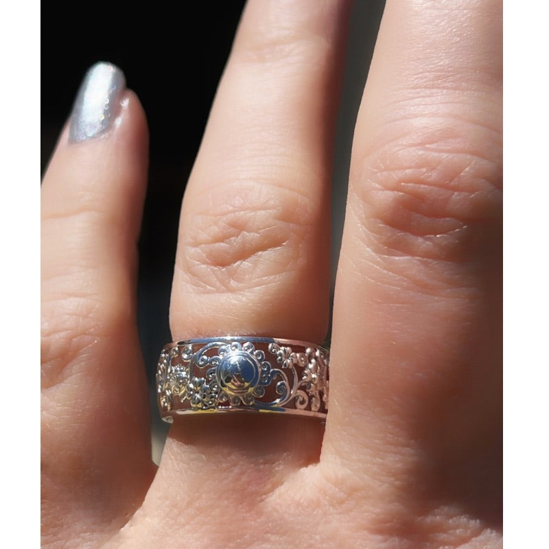 Goddess Power Scroll Ring