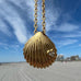 14K Gold Clad Love Shell Necklace by Goddaughters