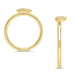 Lotus Stackable Golden Ring