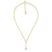 Sun Moonstone Pearl Drop Necklace