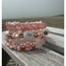 Pink Shiva Shell Wrap Bracelet
