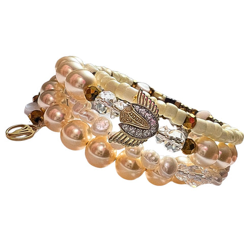 Tulip Angel Gold Wrap Bracelet