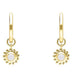 Sun Charm Huggie Earrings