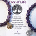 Tree of Life Amethyst Bracelet by Goddaughters 