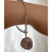AngelEyes Heart Coin Charm Bracelet by Goddaughters Wearable Art for the Soul