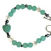 Armor Lava Rock Seafoam Bracelet by Goddaughters 