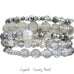 Crystal Pearl for Peace Wrap Bracelet by Goddaughters 