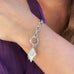 Dandelion inspirational charm and charm bracelet by Goddaughters 