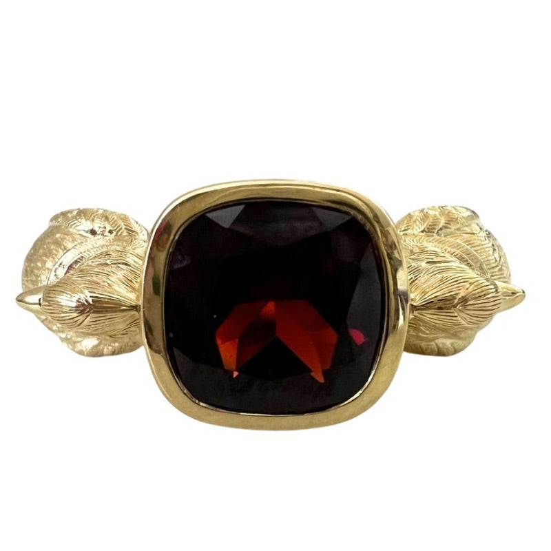 Goddaughters Garnet Cardinal Golden Ring 