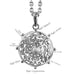 Goddaughters Goddess Scroll Dharma Wheel Necklace Symbolism Inspired by the Eightfold Path 