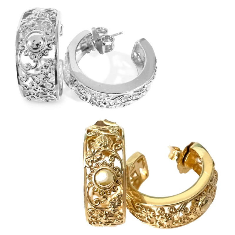 Inspirational Earrings designed with symbols of empowerment 