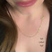Goddaughters Gold Male Cardinal Angel Necklace 