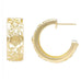Earrings designed with symbols of empowerment by Goddaughters 