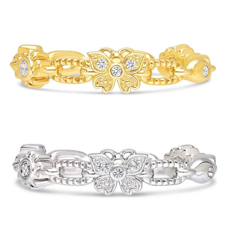 Good Vibes Ring by Goddaughters 