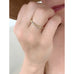 Good Vibes Ring with empowerment symbols by Goddaughters