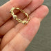 Good Vibes Ring with white topaz by Goddaughters
