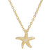 Hope Goddaughters Starfish Necklace by Goddaughters 