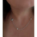 Tulip Angel on my Shoulder Pearl Station Necklace