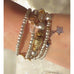 No Fear Initial Wrap Bracelet