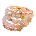 Pearl for Peace Rose Quartz Wrap Bracelet