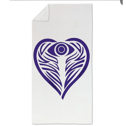 AngelEyes Heart Protect Your Peace Towel