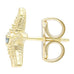 Starfish Stud Blue Topaz Earrings