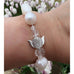 Tulip Angel Bracelet Sterling silver by Goddaughters 