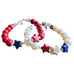 Limited Edition Red White and Blue Star Bracelet 