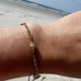 Lotus  Design on the Station Good Vibes Bracelet by Goddaughters 