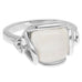 Moonstone Gratitude Rose Ring by Goddaughters