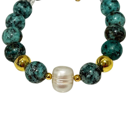 Pearl for Peace Gemstone Bracelet