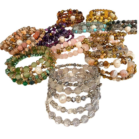 Pearl for Peace Wrap Bracelets by Goddaughters