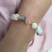 Pearl of Peace Fire Agate Bracelet by Goddaughters Wearable Art for the Soul