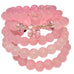 Pink  Sweet Bear Arm Candy Wrap Boho Bracelet stack bracelet 