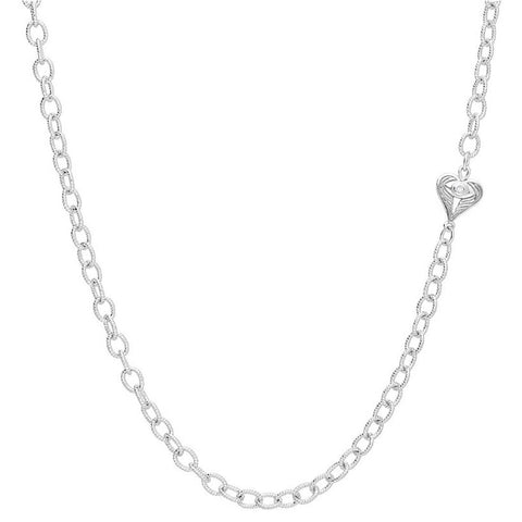 Protect your Peace Necklace AngelEyes Heart Link Necklace