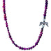 Color Therapy Purple Angel on my Shoulder Freshwater Pearl Necklace 