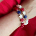 Limited Edition Red White and Blue Star Bracelet