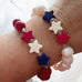 Limited Edition Red White and Blue Star Bracelet