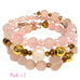 Rose Quartz Pearl for Peace Wrap Bracelet by Goddaughters 