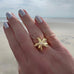 Starfish Gold Ring a symbol of hope by Goddaughters 
