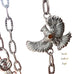 Sterling Silver Goddaughters Cardinal Angel Necklace with Citrine Stone Representing the female cardinal 