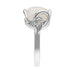Sterling Silver Moonstone Gratitude Rose Ring by Goddaughters