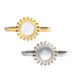 Sun Moonstone Ring by Goddaughters 