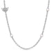 Tulip Angel on my Shoulder Pearl Station Necklace by Goddaughters 