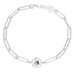 Yin Yang Pom Flower Bracelet by Goddaughters Wearable Art for the Soul