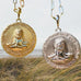 Zen Lion Warrior Medallion by Goddaughters