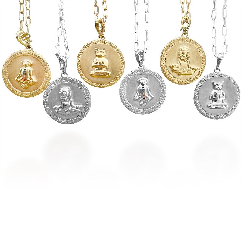 Zen Meditation Medallions by Goddaughters 