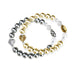AngelEyes Heart Beaded Crystal Pearl bracelet by Goddaughters 